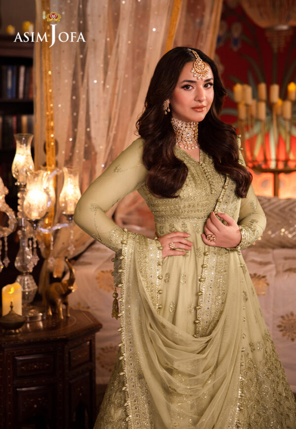 Asim Jofa Ajcr-08 Embroidered Net