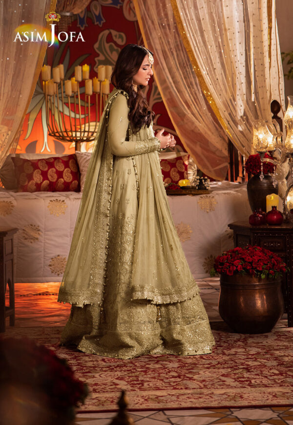 Asim Jofa Ajcr-08 Embroidered Net