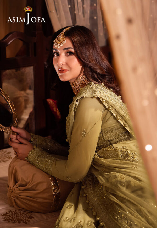 Asim Jofa Ajcr-08 Embroidered Net