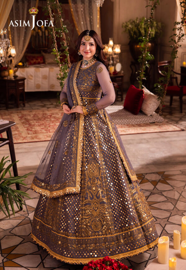 Asim Jofa Ajcr-10 Embroidered Net