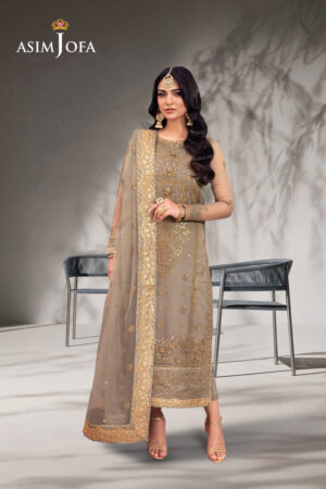 Asim Jofa Ajem-17 Embroidered