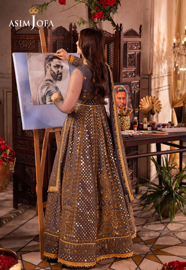 Asim Jofa Ajcr-10 Embroidered Net