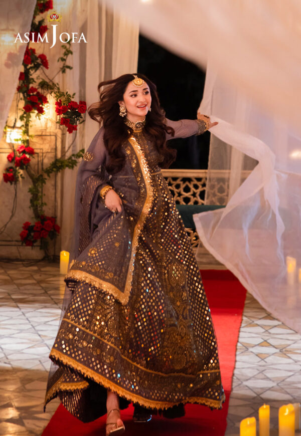 Asim Jofa Ajcr-10 Embroidered Net
