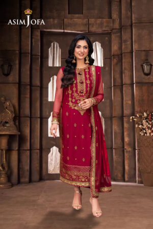 Asim Jofa Ajem-19 Embroidered