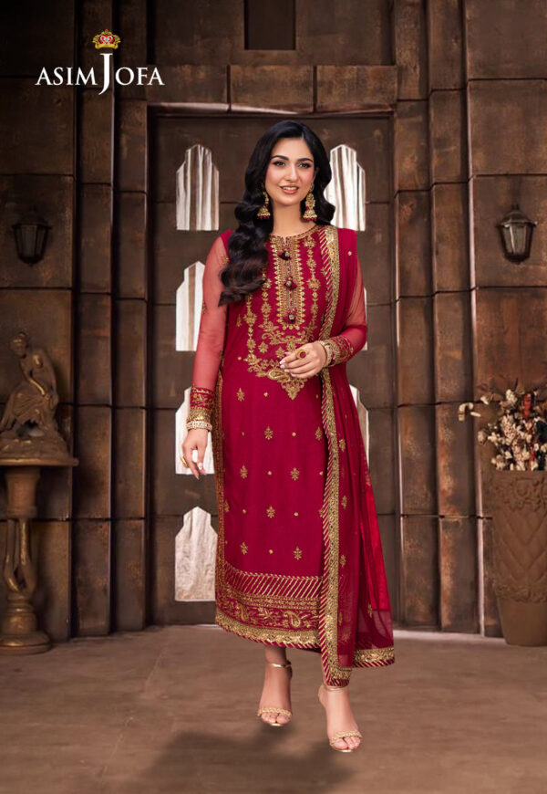 Asim Jofa Ajem-19 Embroidered