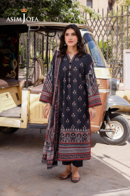 Asim Jofa Ajpl-19 Printed Arabic Lawn 