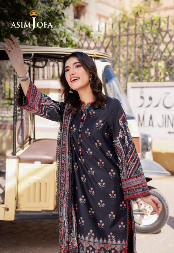 Asim Jofa Ajpl-19 Printed Arabic Lawn
