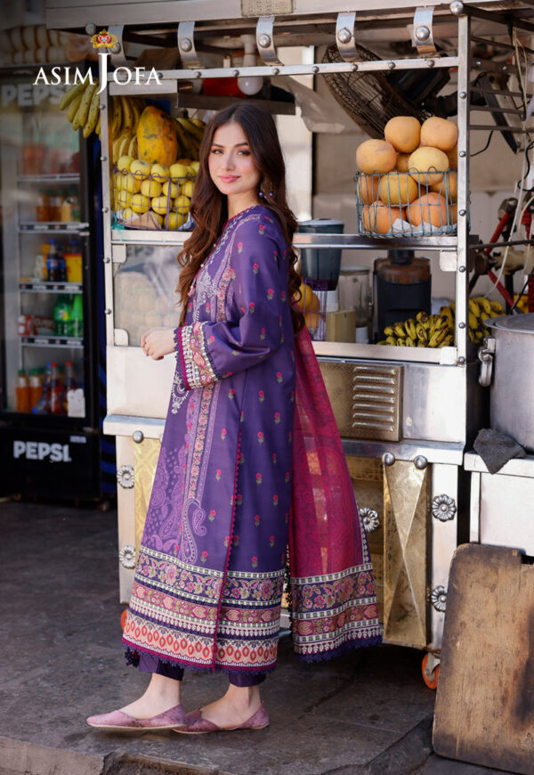 Asim Jofa Ajpl-11 Printed Arabic Lawn