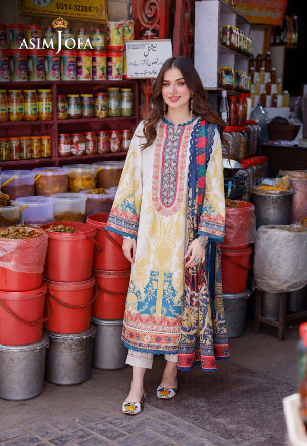 Asim Jofa Ajpl-18 Printed Arabic Lawn