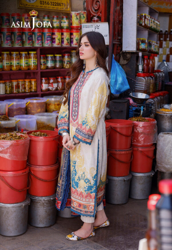 Asim Jofa Ajpl-18 Printed Arabic Lawn