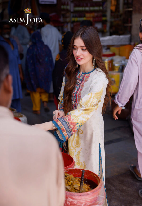 Asim Jofa Ajpl-18 Printed Arabic Lawn