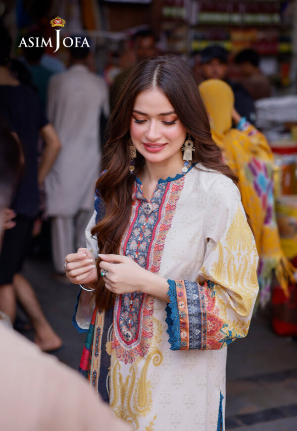 Asim Jofa Ajpl-18 Printed Arabic Lawn