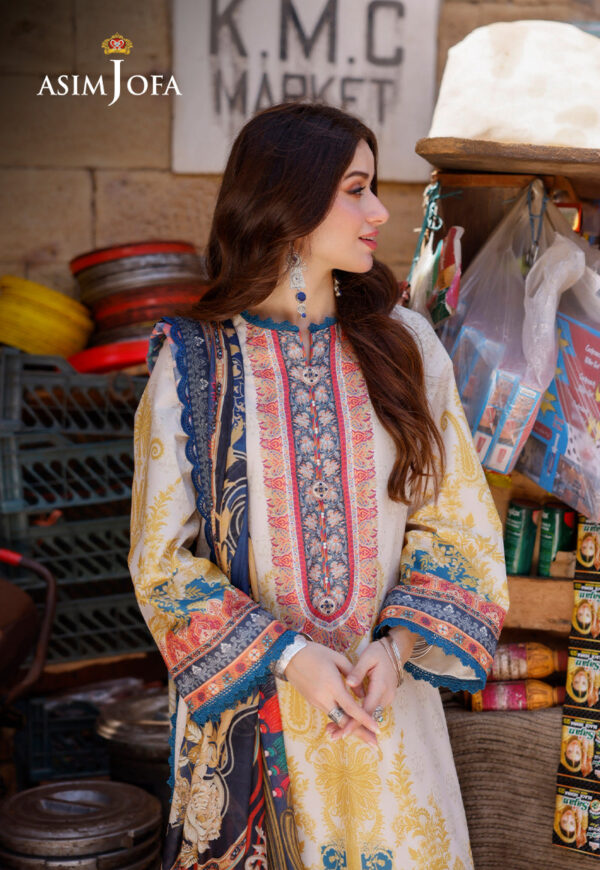 Asim Jofa Ajpl-18 Printed Arabic Lawn