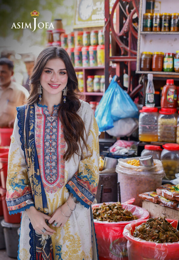 Asim Jofa Ajpl-18 Printed Arabic Lawn