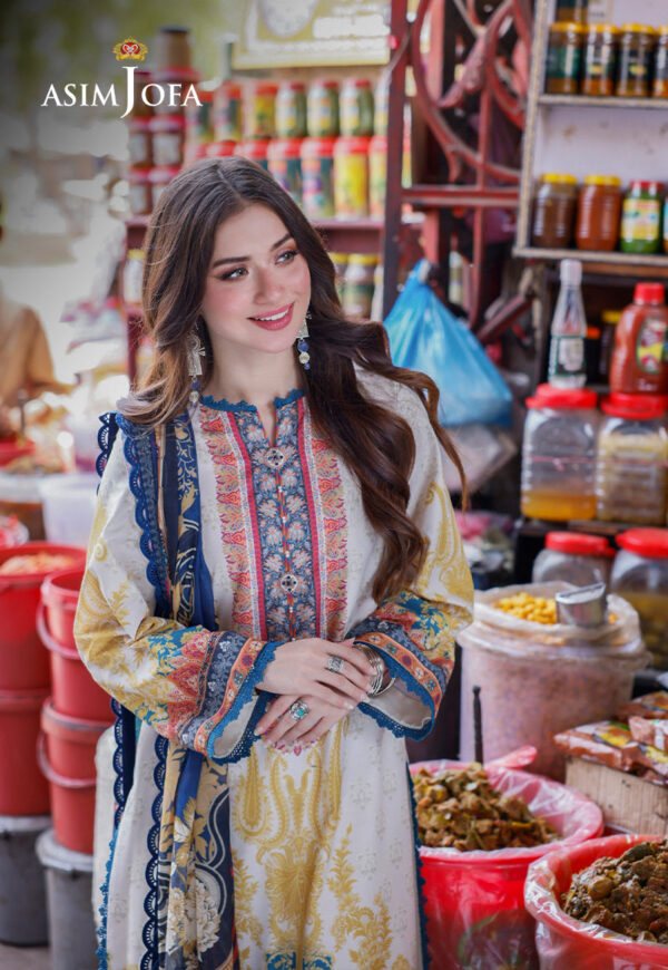 Asim Jofa Ajpl-18 Printed Arabic Lawn
