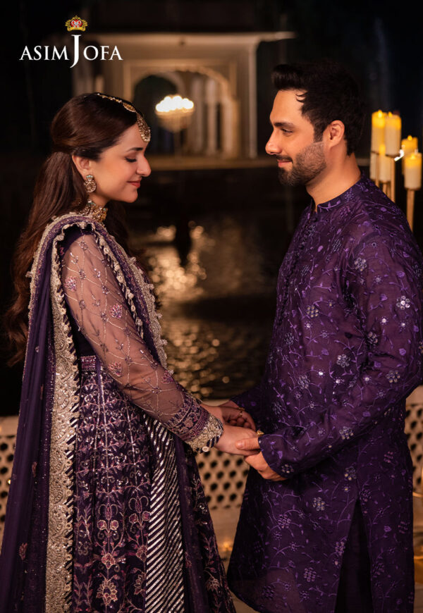 Asim Jofa Ajcr-03 Embroidered Net