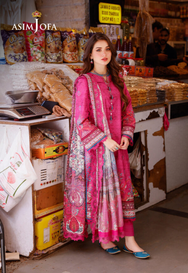 Asim Jofa Ajpl-17 Printed Arabic Lawn