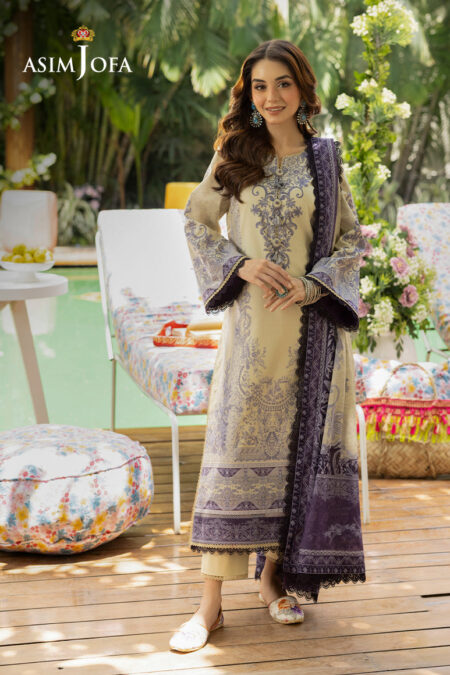 Asim Jofa Ajgb-08 Printed Lawn 