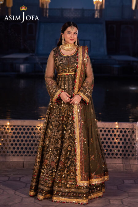 Asim Jofa Ajcr-09 Embroidered Net 