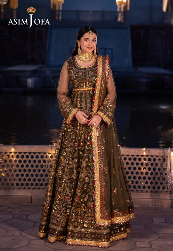 Asim Jofa Ajcr-09 Embroidered Net
