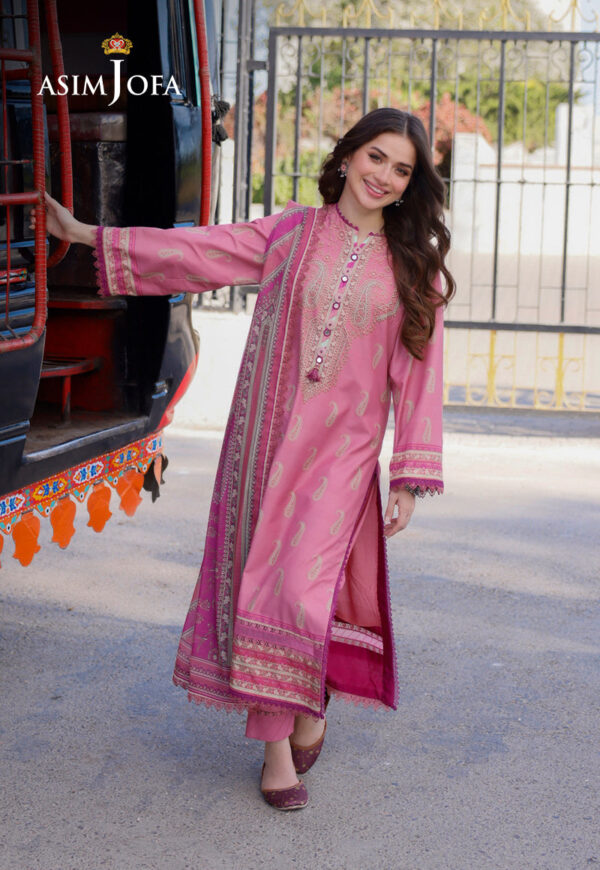Asim Jofa Ajpl-13 Printed Arabic Lawn