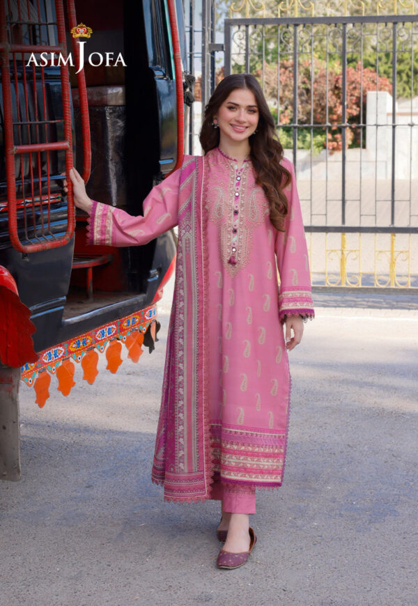 Asim Jofa Ajpl-13 Printed Arabic Lawn