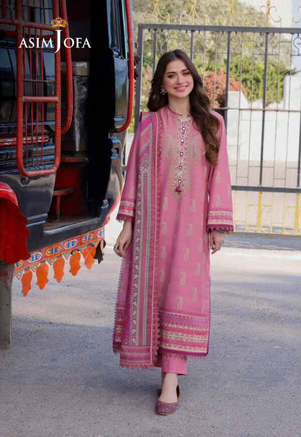 Asim Jofa Ajpl-13 Printed Arabic Lawn