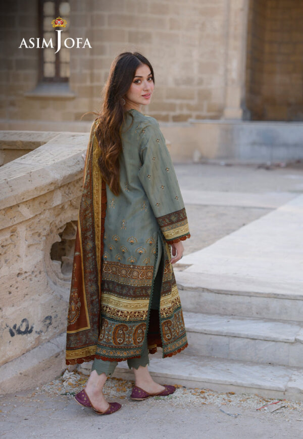 Asim Jofa Ajpl-10 Printed Arabic Lawn