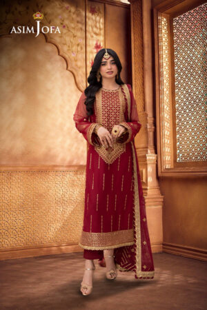 Asim Jofa Ajemd-10-Xs Embroidered
