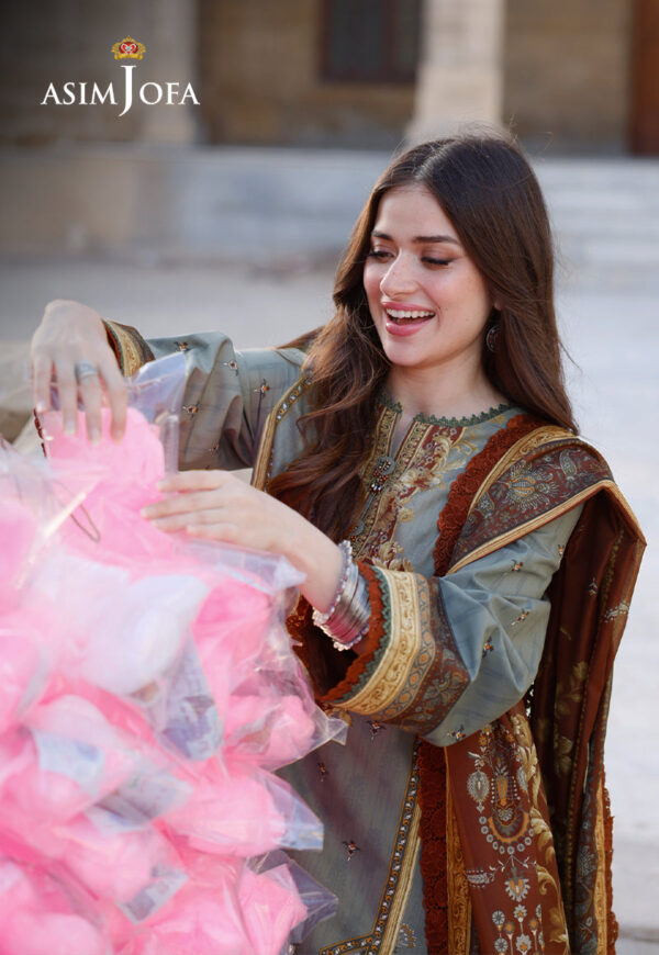 Asim Jofa Ajpl-10 Printed Arabic Lawn
