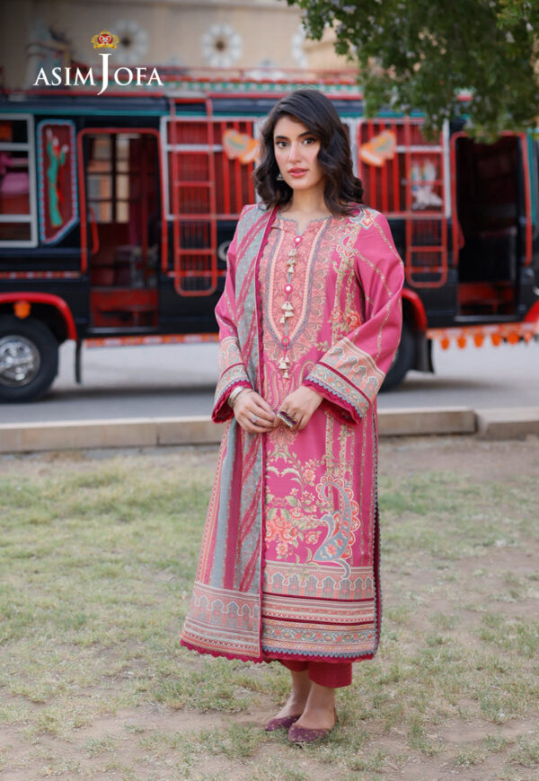 Asim Jofa Ajpl-14 Printed Arabic Lawn