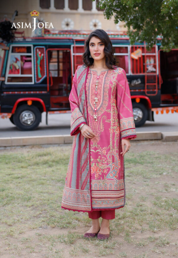 Asim Jofa Ajpl-14 Printed Arabic Lawn