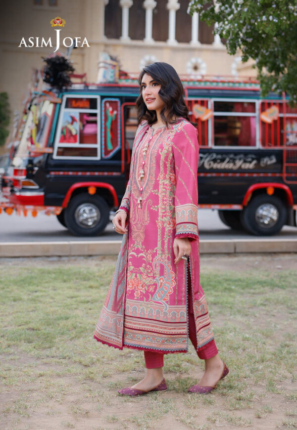 Asim Jofa Ajpl-14 Printed Arabic Lawn
