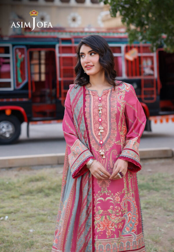 Asim Jofa Ajpl-14 Printed Arabic Lawn