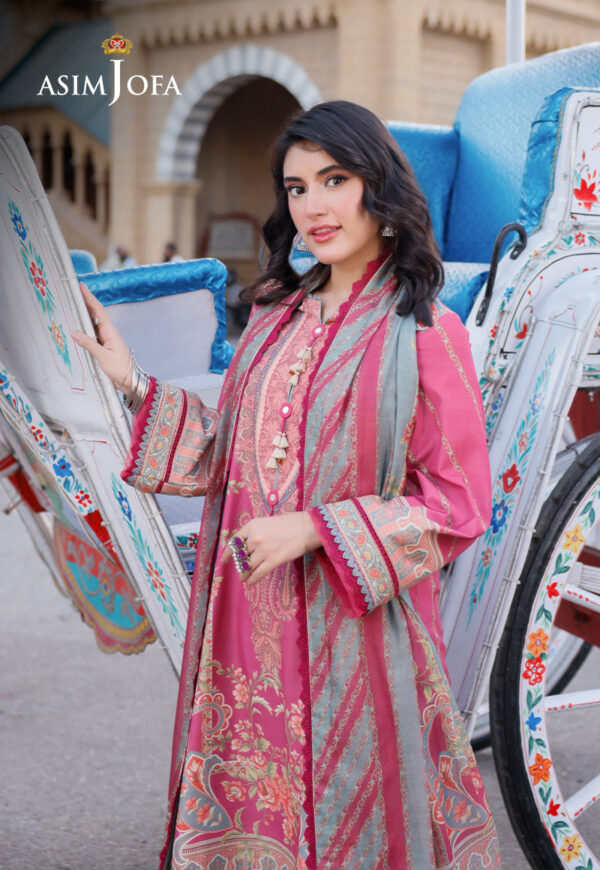 Asim Jofa Ajpl-14 Printed Arabic Lawn