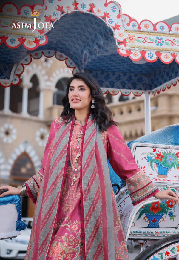 Asim Jofa Ajpl-14 Printed Arabic Lawn