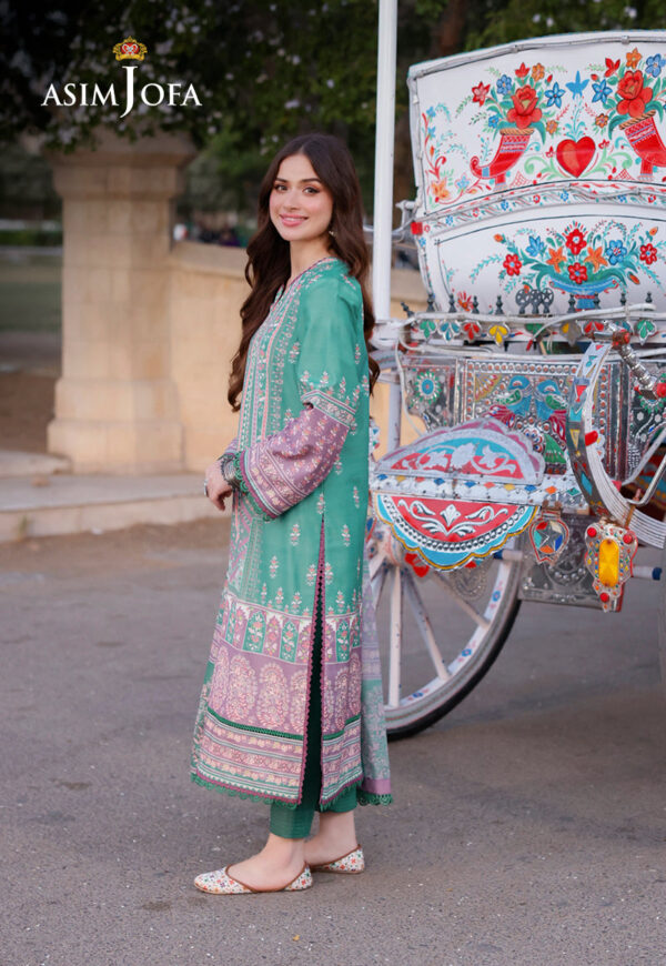 Asim Jofa Ajpl-15 Printed Arabic Lawn