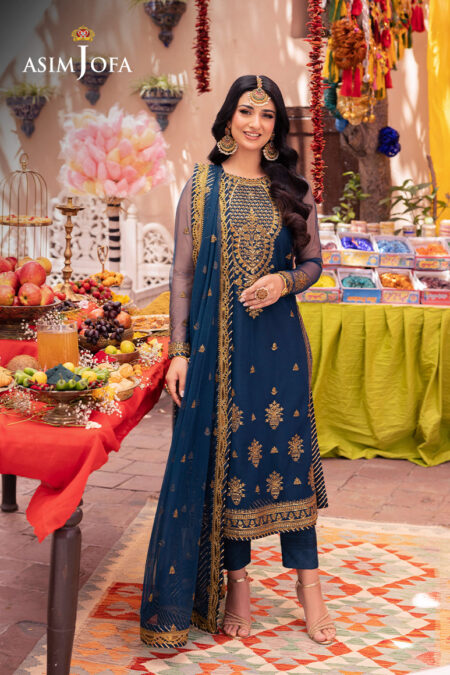 Asim Jofa Ajem-07 Embroidered