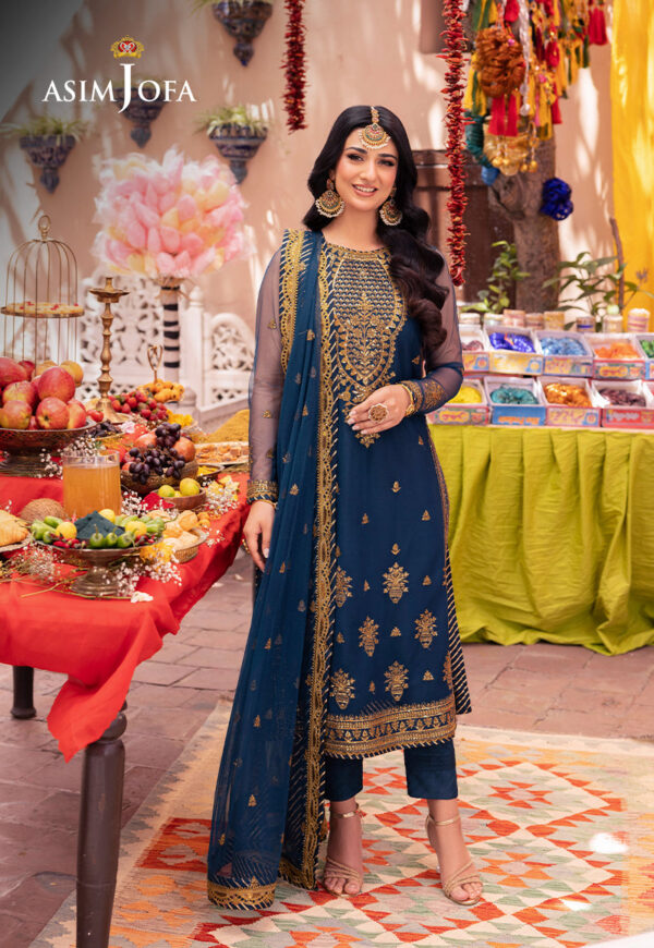Asim Jofa Ajem-07 Embroidered