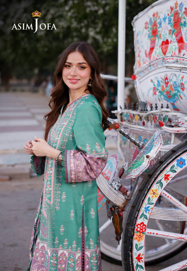 Asim Jofa Ajpl-15 Printed Arabic Lawn