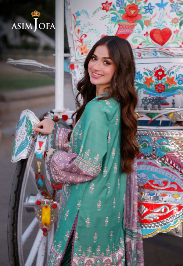 Asim Jofa Ajpl-15 Printed Arabic Lawn