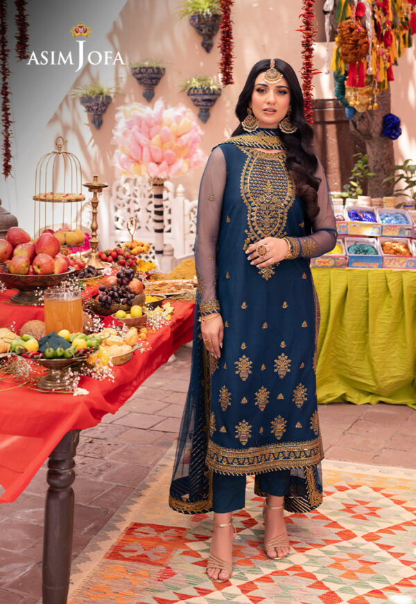 Asim Jofa Ajem-07 Embroidered