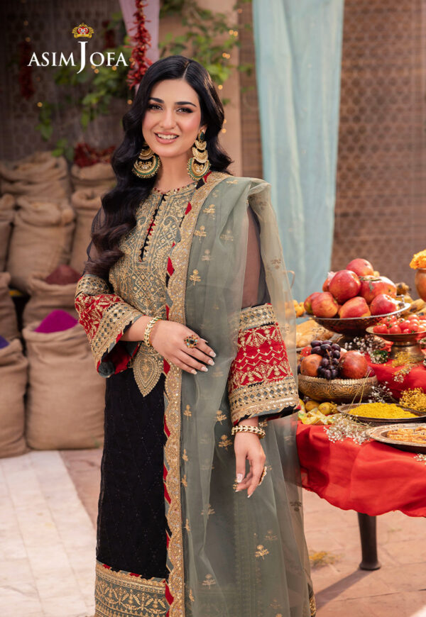 Asim Jofa Ajemd-15-Xs Embroidered