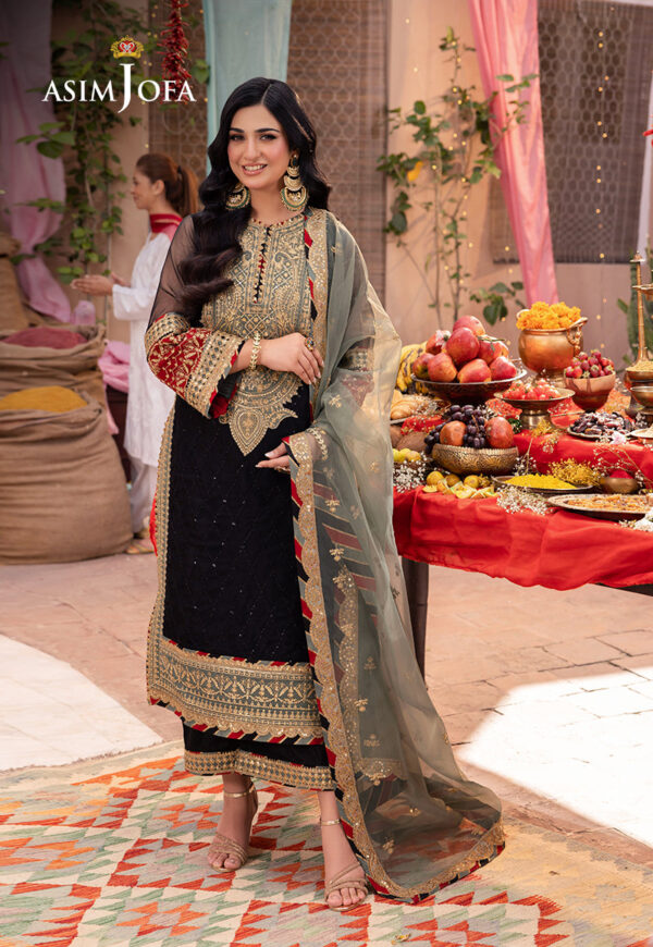 Asim Jofa Ajemd-15-Xs Embroidered