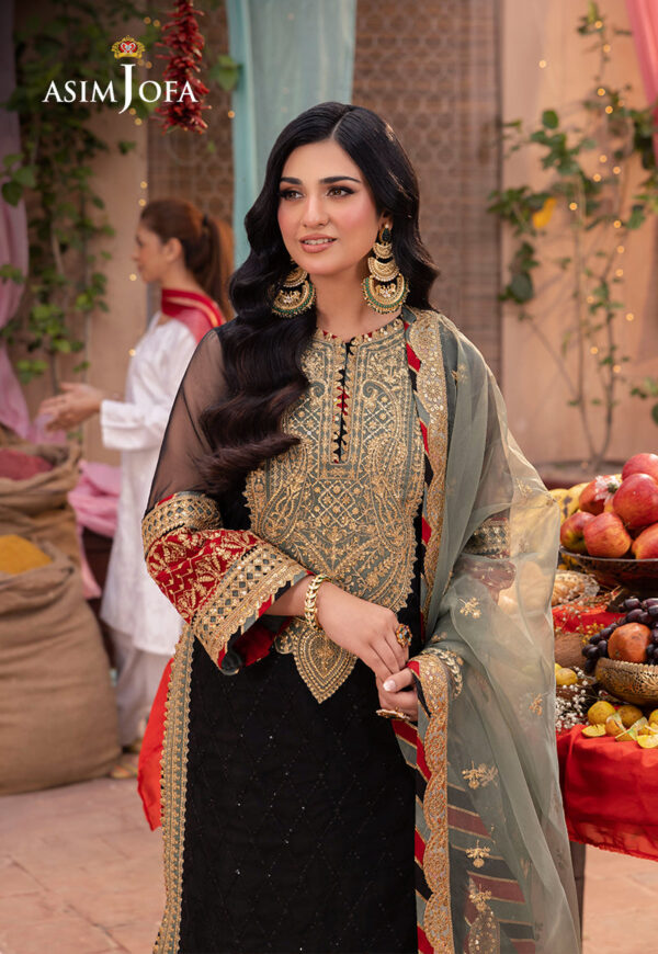 Asim Jofa Ajemd-15-Xs Embroidered