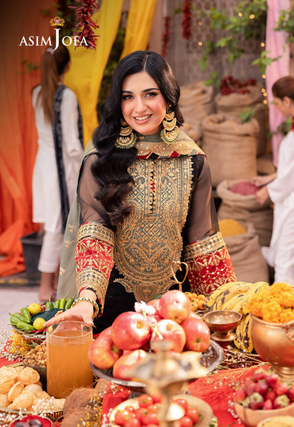 Asim Jofa Ajemd-15-Xs Embroidered