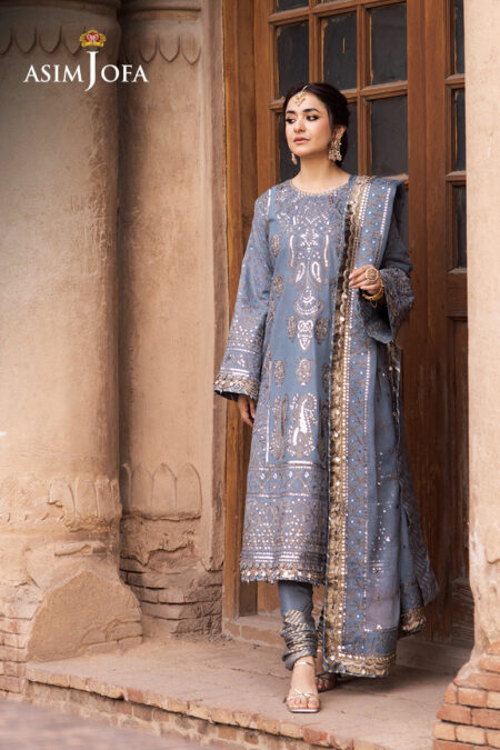 Asim Jofa Ajced-12-Xs Embroidered