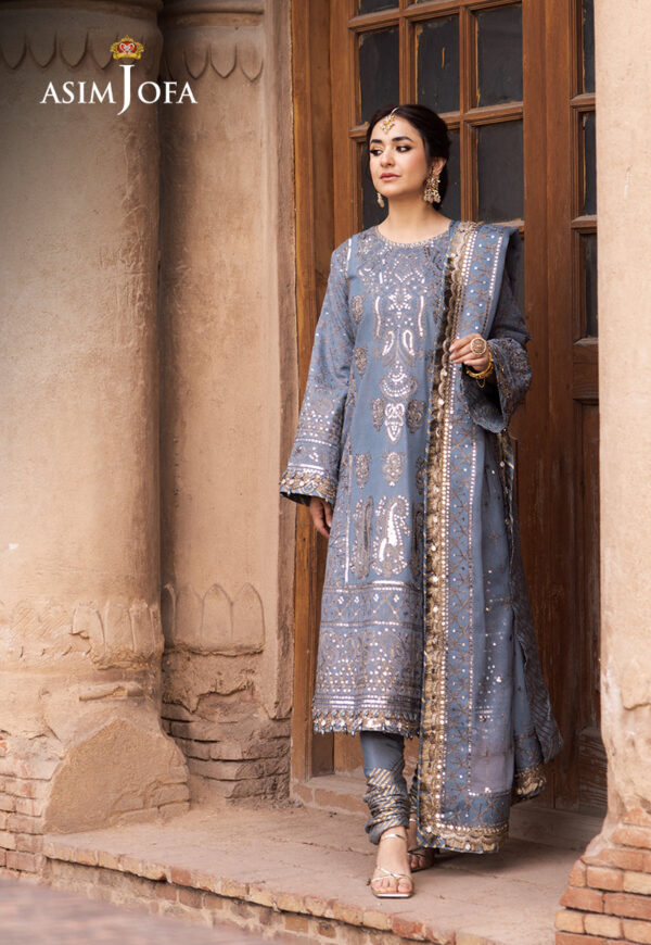 Asim Jofa Ajced-12-Xs Embroidered
