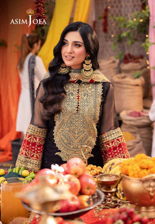 Asim Jofa Ajemd-15-Xs Embroidered