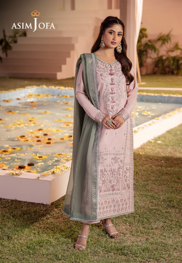 Asim Jofa Ajcf-14 Embroidered Boski Silk